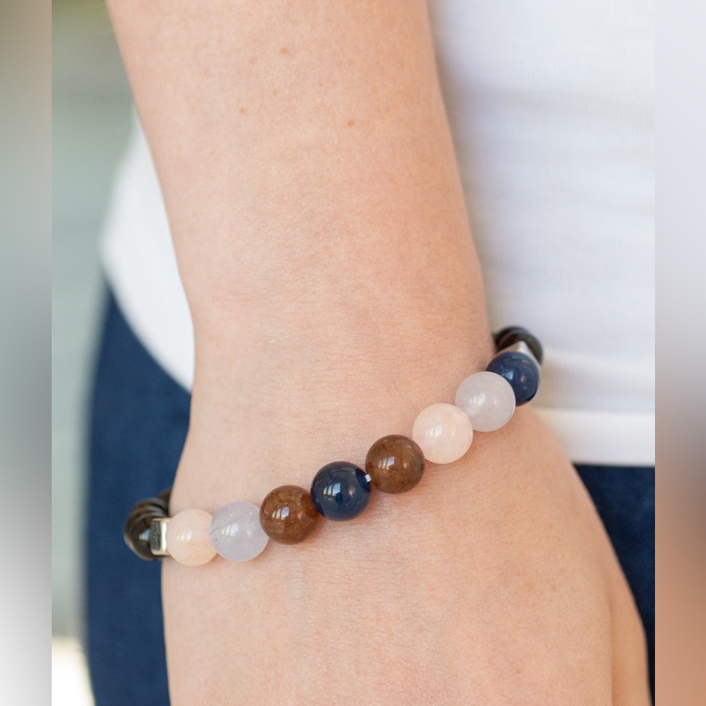 NWOT Multi Stone Bead Bracelet - Picture 1 of 3